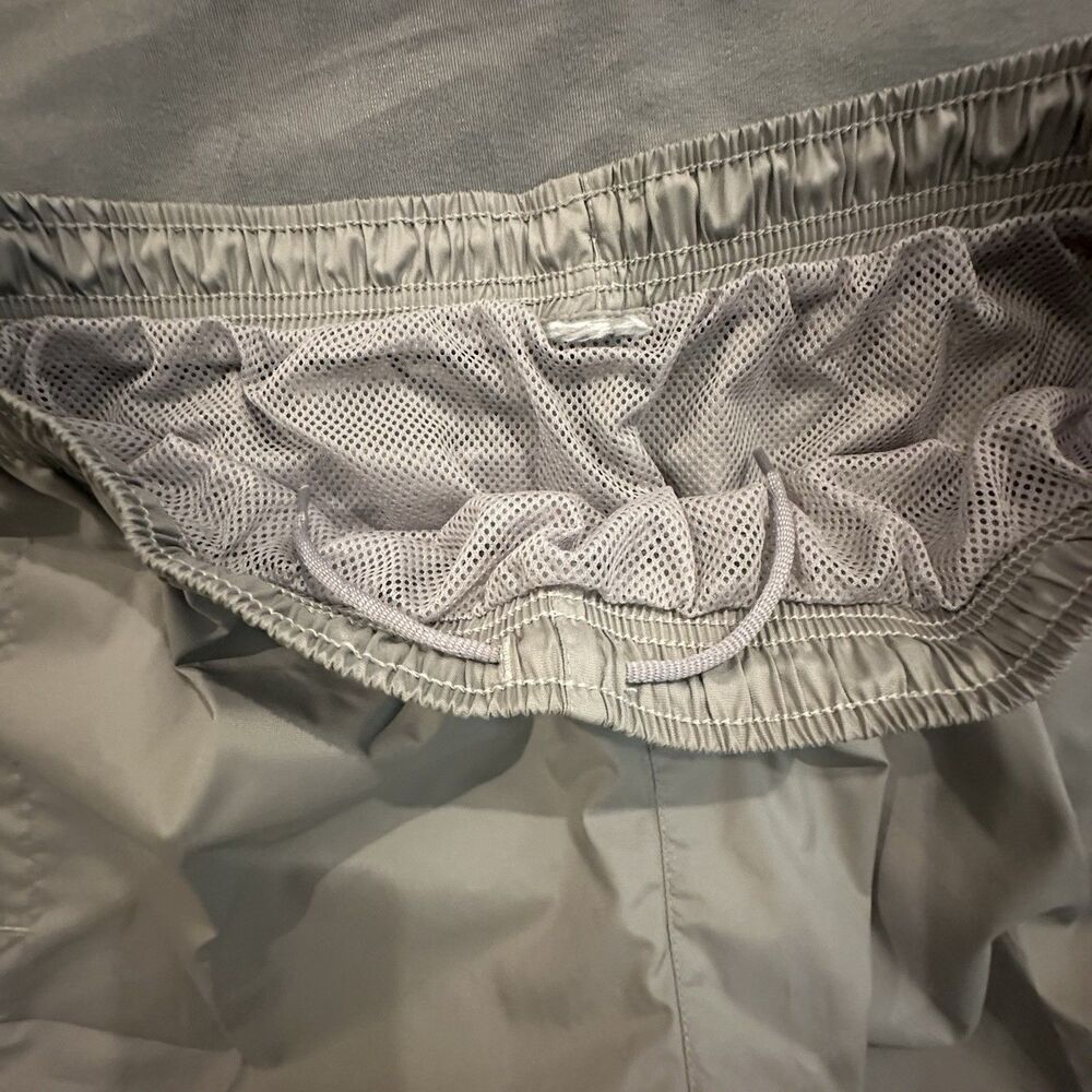 Vintage Nike Board Shorts Men’s XL Striped Silver Tag Y2K 00s Swim Trunks Gray - Picture 8 of 11